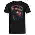 Cyberpunk Neon Gorilla Affe Sonnenbrille Kopfhörer - T-Shirt - Schwarz