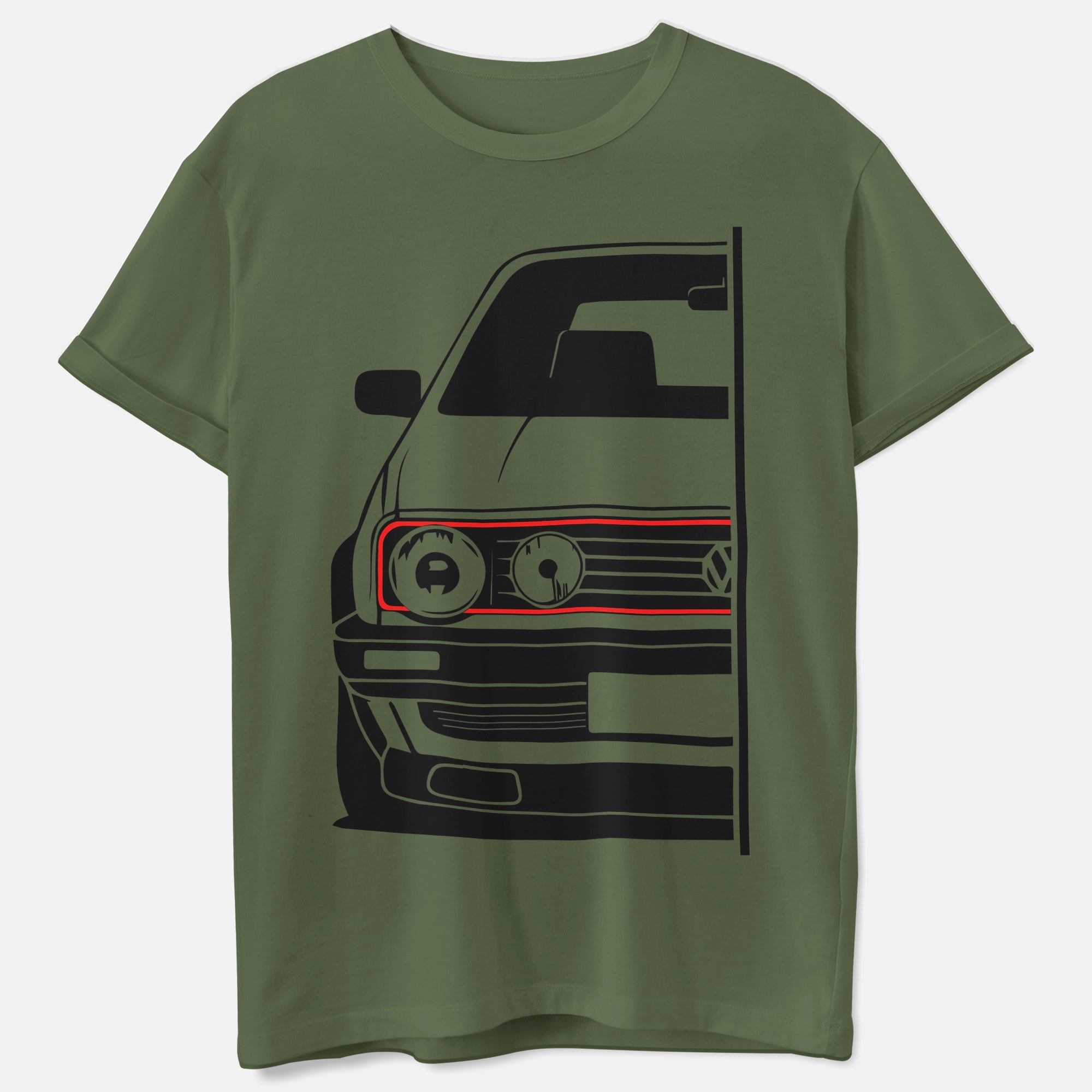 Golf MK2 GTI Shirt - Retro Auto - 90er Kult Auto - Geschenk Shirt