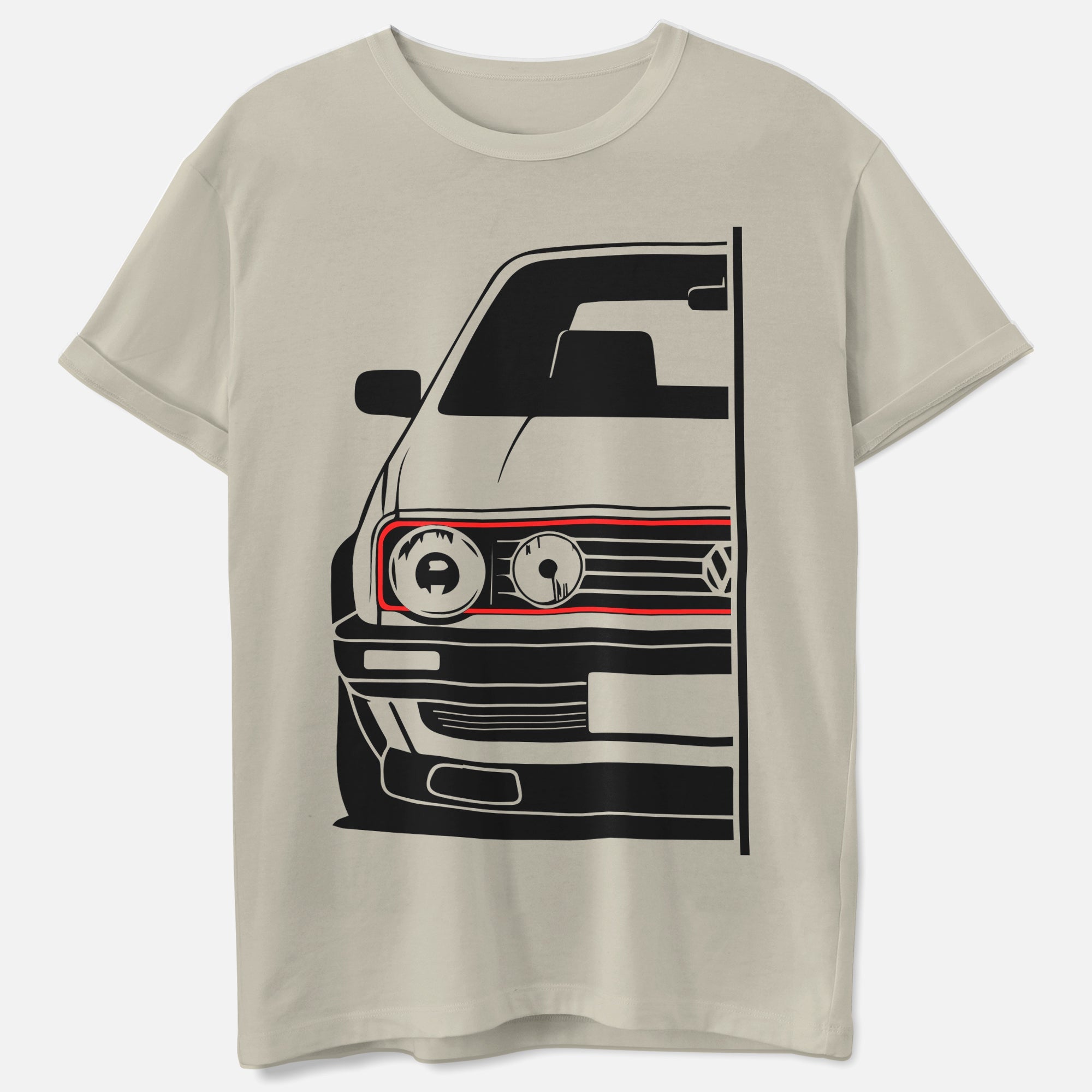 Golf MK2 GTI Shirt - Retro Auto - 90er Kult Auto - Geschenk Shirt