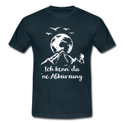 Wandern Bergmenschen - Ich kenn da ne Abkürzung T-Shirt - Navy