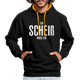 Ein Scheiß Muss Ich - Lustig Sarkastisch Kontrast-Hoodie - Schwarz/Gold
