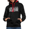 Lustig - Ich bin zu alt für diese Scheiße - Kontrast-Hoodie - Schwarz/Rot