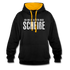 Lustig - Ich bin zu alt für diese Scheiße - Kontrast-Hoodie - Schwarz/Gold