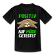 Positiv auf M4müde getestet Frauen Kinder T-Shirt - Schwarz