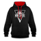 Wohnmobil WOMO SAPIENS Camper Freunde Kontrast-Hoodie - Schwarz/Rot