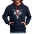 Wohnmobil WOMO SAPIENS Camper Freunde Kontrast-Hoodie - Navy/Rot