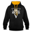 Wohnmobil WOMO SAPIENS Camper Freunde Kontrast-Hoodie - Schwarz/Gold