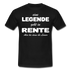 Eine Legende geht in Rente Lustiges T-Shirt - Schwarz