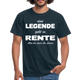 Eine Legende geht in Rente Lustiges T-Shirt - Navy