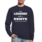 Eine Legende geht in Rente Lustiger Unisex Pullover - Navy
