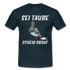 Sei Taube - Scheiß drauf Lustig Sarkasmus T-Shirt - Navy