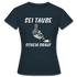 Sei Taube - Scheiß drauf Lustig Sarkasmus Frauen T-Shirt - Navy