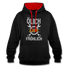 Mechaniker Ölich Aber Fröhlich Lustiger Geschenk Kontrast-Hoodie - Schwarz/Rot