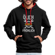 Mechaniker Ölich Aber Fröhlich Lustiger Geschenk Kontrast-Hoodie - Schwarz/Rot