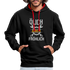 Mechaniker Ölich Aber Fröhlich Lustiger Geschenk Kontrast-Hoodie - Schwarz/Rot