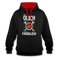 Mechaniker Ölich Aber Fröhlich Lustiger Geschenk Kontrast-Hoodie - Schwarz/Rot