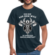 Wikinger Axt geh mir aus dem Weg Lustiges T-Shirt - Navy