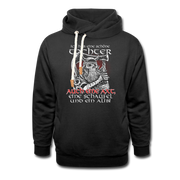 Wikinger Vater habe Tochter Axt und Alibi Lustiger Hoodie - Schwarz