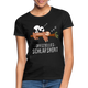 Panda Faultier Offizielles Schlafshirt Lustiges Frauen T-Shirt - Schwarz
