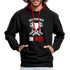 Mechatroniker Mechaniker im Blut Kontrast-Hoodie - Schwarz/Rot