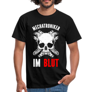 Mechatroniker Mechaniker im Blut T-Shirt - Schwarz