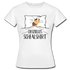 Hund im Bett Offizielles Schlafshirt Lustiges Frauen T-Shirt - Weiß