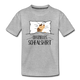Hund im Bett Offizielles Schlafshirt Lustiges Kinder Premium T-Shirt - Grau meliert