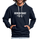 Bevor Du Fragst NEIN Lustiger Sarkasmus Kontrast-Hoodie - Navy/Grau meliert