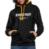 Bevor Du Fragst NEIN Lustiger Sarkasmus Kontrast-Hoodie - Schwarz/Gold