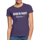 Bevor Du Fragst NEIN Lustiges Sarkasmus Frauen T-Shirt - Dunkellila
