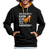 Faultier bin beschäftigt kann ich dich später ignorieren lustiger Kontrast-Hoodie - Schwarz/Gold