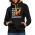 Faultier bin beschäftigt kann ich dich später ignorieren lustiger Kontrast-Hoodie - Schwarz/Gold