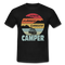 Wohnmobil Womo Echte Männer Fahren Camper Camping T-Shirt - Schwarz