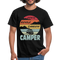 Wohnmobil Womo Echte Kerle Fahren Camper Camping T-Shirt - Schwarz