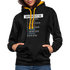 Gamer Gaming Zocken Der Perfekte Tag Lustiger Kontrast-Hoodie - Schwarz/Gold