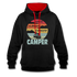 Wohnmobil Womo Echte Männer Fahren Camper Camping Kontrast-Hoodie - Schwarz/Rot