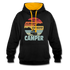 Wohnmobil Womo Echte Männer Fahren Camper Camping Kontrast-Hoodie - Schwarz/Gold