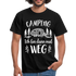 Camping Womo Wohnmobil Ich Bin Dann Mal Weg Camper T-Shirt - Schwarz