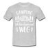 Camping Womo Wohnmobil Ich Bin Dann Mal Weg Camper T-Shirt - Grau meliert