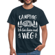 Camping Womo Wohnmobil Ich Bin Dann Mal Weg Camper T-Shirt - Navy