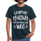 Camping Womo Wohnmobil Ich Bin Dann Mal Weg Camper T-Shirt - Navy
