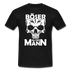 Totenkopf Böser Alter Mann Lustiges T-Shirt - Schwarz