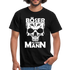 Totenkopf Böser Alter Mann Lustiges T-Shirt - Schwarz