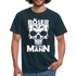 Totenkopf Böser Alter Mann Lustiges T-Shirt - Navy