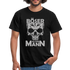 Totenkopf Böser Alter Mann Lustiges T-Shirt - Schwarz