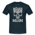 Totenkopf Böser Alter Mann Lustiges T-Shirt - Navy