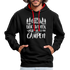 Camping Womo Der Tut Nix Der Will Nur Campen Camper Kontrast-Hoodie - Schwarz/Rot