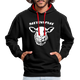 Cooles Schaf Rattenschaf Lustiger Kontrast-Hoodie - Schwarz/Rot