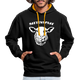 Cooles Schaf Rattenschaf Lustiger Kontrast-Hoodie - Schwarz/Gold