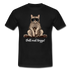 Faule Coole Katze - Chill Mal Digga Lustiges T-Shirt - Schwarz